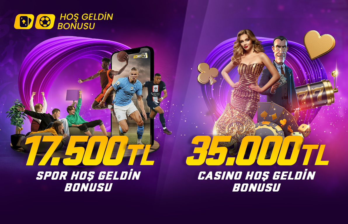 Trbet 17.500 TL spor ve 35.000 TL casino hoş geldin bonusu